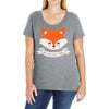Oh For Fox Sake Ladies Curvy T-Shirt