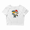 mayor lazer Crop Top