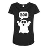 Ghost Boo Maternity Scoop Neck T-shirt