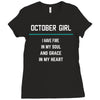 October Girl Ladies Fitted T-Shirt