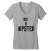 not a hipster Women's V-Neck T-Shirt
