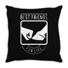 limited edition best friends hoof Throw Pillow