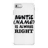 personalised auntie iPhone 7 Case