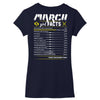 March Girl Facts Pisces Women's V-Neck T-Shirt