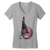 penny farthing Women's V-Neck T-Shirt