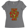 funny ferry mucking christmas, ideal gift or christmas present. Women's Triblend Scoop T-shirt