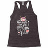 Tough She Be But Little She Is Fierce Racerback Tank