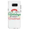 we wish you happy holidays &amp; merry christmas Samsung Galaxy S8 Case