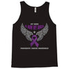 my hero is now my angel pancreatic cancer awareness Tank Top