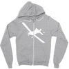 decal cal fire airplan Zipper Hoodie
