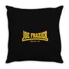 oe frazier smokin joe Throw Pillow