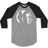 the crow die krahe horror 3/4 Sleeve Shirt