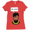 hey auntie killmonger Ladies Fitted T-Shirt