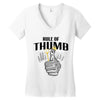 rule of thumb Women's V-Neck T-Shirt
