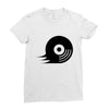 beat jet grind radio yellow Ladies Fitted T-Shirt