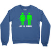 life is simple funny Crewneck Sweatshirt