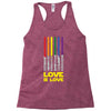 Lightsaber Rainbow - Love Is Love Racerback Tank