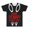 happy easter some bunny loves me All Over Men's T-shirt