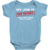 my job is top secret Baby Onesie