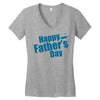 happy father's day 2 Women's V-Neck T-Shirt