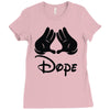 mickey mouse sexy dope Ladies Fitted T-Shirt
