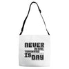 never mind Adjustable Strap Totes