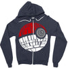 pokeball death star Zipper Hoodie
