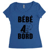 bebe a bord Women's Triblend Scoop T-shirt