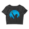 bat signal Crop Top
