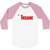new i'm not insane 3/4 Sleeve Shirt
