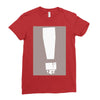 exclamation box Ladies Fitted T-Shirt