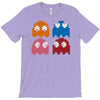 cool retro 80s pacman ghosts video games T-Shirt