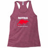 nutria its whats for dinner Racerback Tank