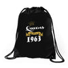 queens are born in 1963 Drawstring Bags