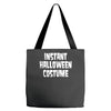 instant halloween costume zombie flip  funny fancy dress Tote Bags