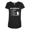 meow meaning Maternity Scoop Neck T-shirt