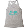 math teacher pi Racerback Tank