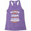 Super Cool Grandpa Of A Freaking Awesome Grandson Racerback Tank