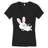 gym rabbit Women's V-Neck T-Shirt