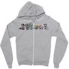 more crazy madness Zipper Hoodie