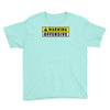 warning offensive mens funny Youth Tee