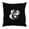 ampersand Throw Pillow