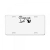 crazy cat lady License Plate