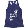 lets get ready to fumble Racerback Tank