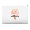 wear peach for uterine cancer Accessory Pouches