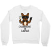 champagne and caviar Crewneck Sweatshirt