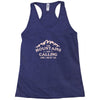 the mountains are calling Racerback Tank