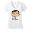 mr bean Women's V-Neck T-Shirt