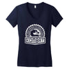 kombat crest Women's V-Neck T-Shirt