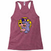 loup de cartoon Racerback Tank